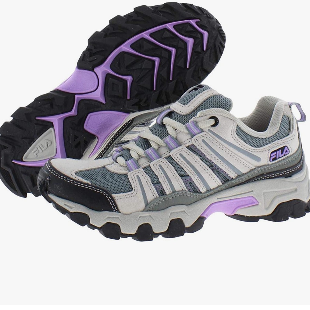 Nwot Fila Sneakers Grey Black And Violet Size 10 Womens As Is Never Used